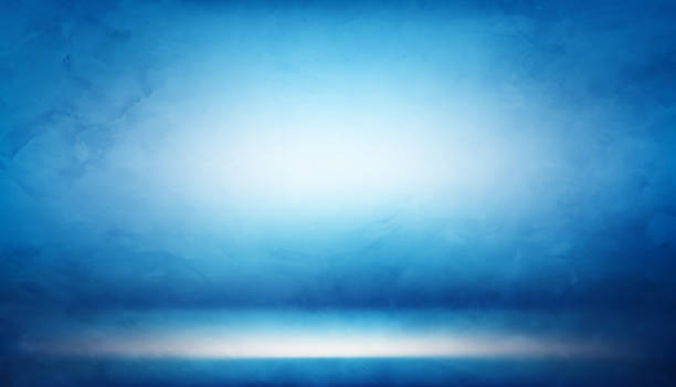 istock blue background, abstract wall studio room, can be used to present your product 1368180497