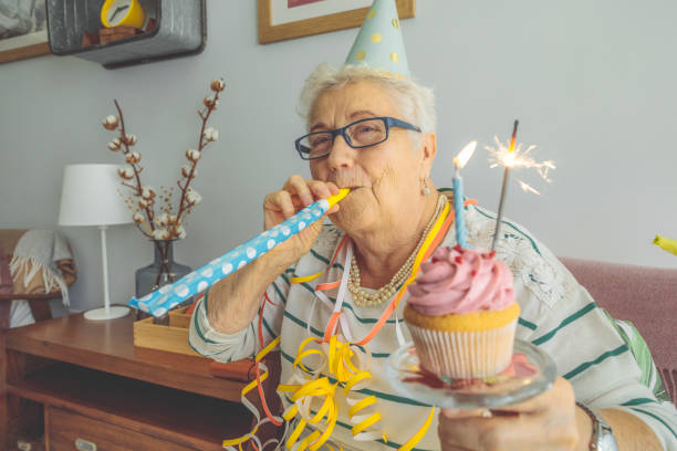 istock Senior woman at home 1368188494