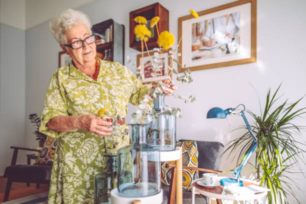 istock Senior woman at home 1368188643