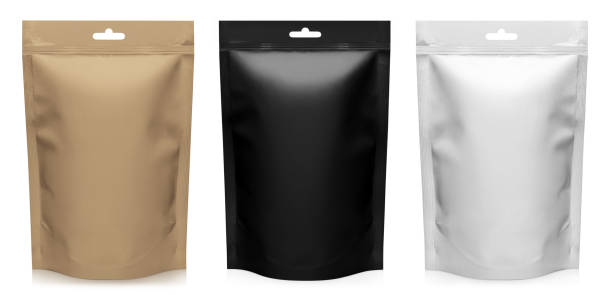 istock Set of doypacks on white 1368191971
