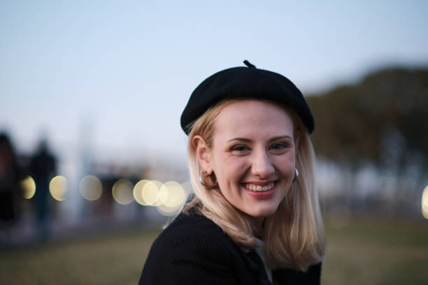 istock Young woman outdoors portrait. 1368193805