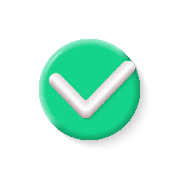 istock 3d Check mark. Green tick icon. Right, correct sign. Circle checkmark symbol. Ok, yes, confirm button. Vector illustration. 1368194714