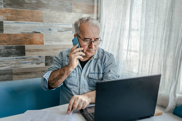 istock New Business owner working from home and taking orders 1368197652