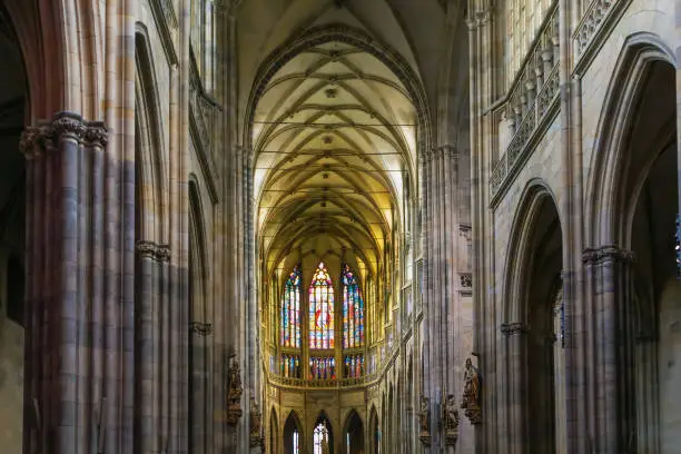 Photo of St. Vitus Cathedral, Prague, Czech republic.