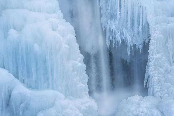 istock Winter Comstock Creek Cascade Framed by Blue Ice 1368211567