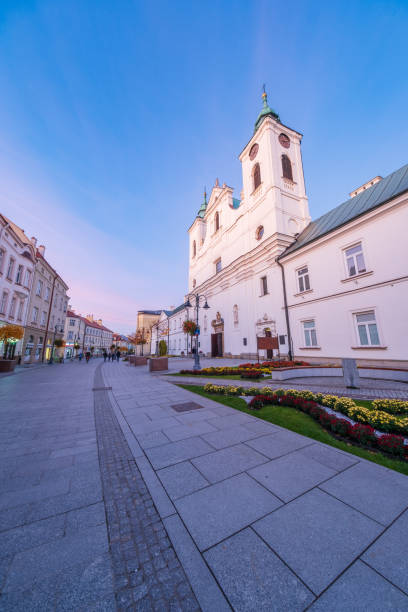 A sunset shot of Rzeszów, ul 3 Maja, Polska