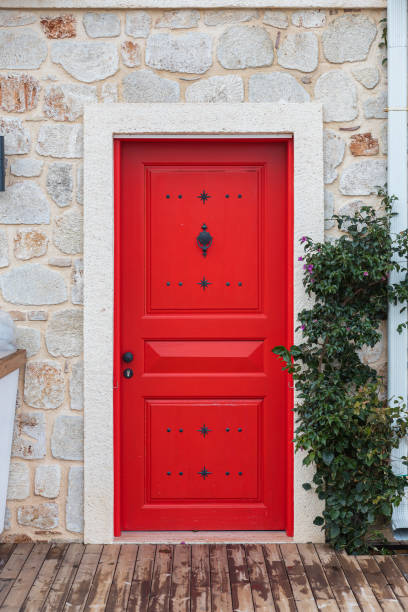 istock traditional white Greek house 1368218520