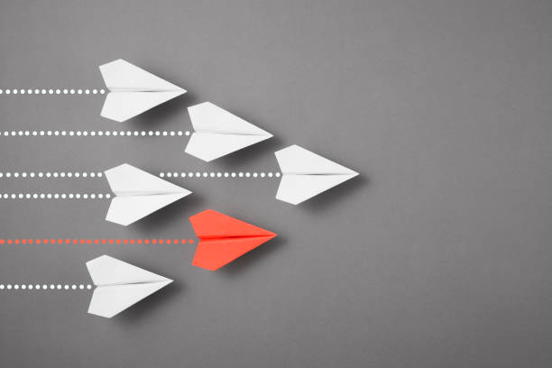 istock Leadership Concept With Paper Airplanes 1368220263