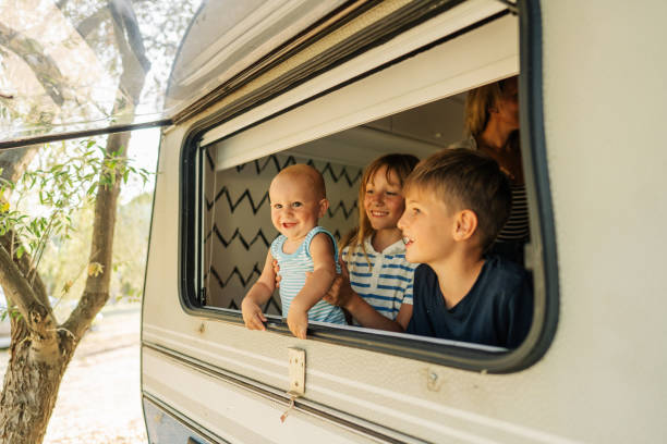 istock Happiness in our camper van 1368221793