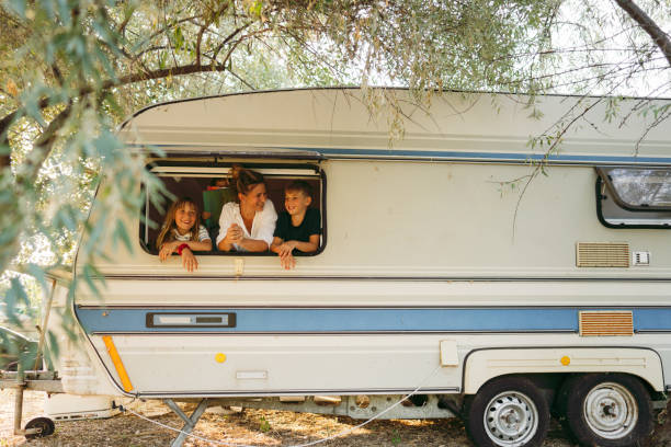 istock Happiness in our camper van 1368221985