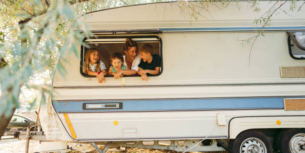 istock Happiness in our camper van 1368221988