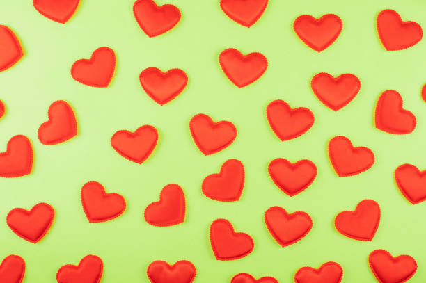 istock Valentine day green paper background 1368222083