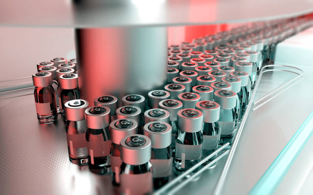 istock Vaccination glass vials being produced in a pharmaceutical industry 1368232634