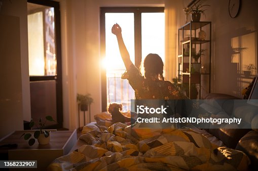 istock Waking up with the sun. 1368232907
