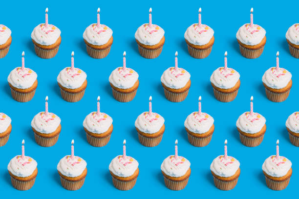 istock Many delicious cupcakes at a party 1368233965