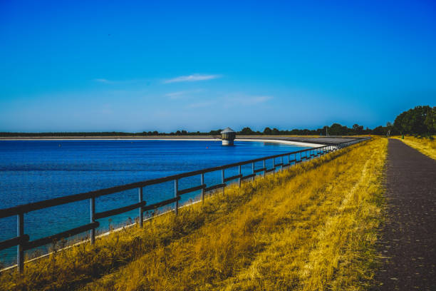 istock A water reservoir in a hot summer. 1368234603