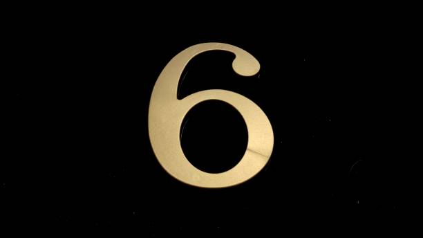 istock Gold numbers on a black background 1368235816