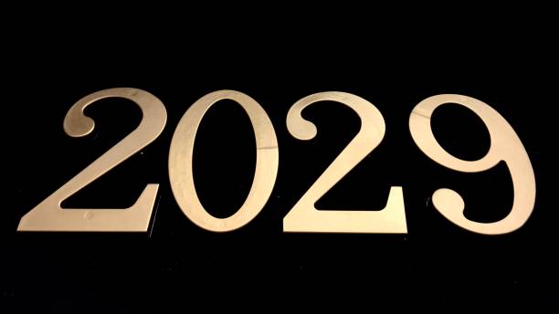 istock Gold numbers on a black background 1368235869
