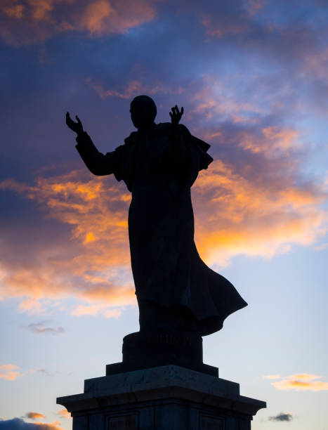 Statue of John Paul II. Madrid. Spain