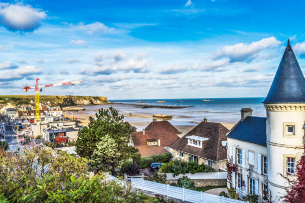 istock Aritificial Port Mulberry Harbor Arromanches-les-Bains Normandy France 1368254707