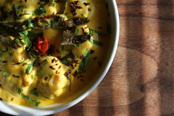 kadhi pakora - jogurt fotky - stock snímky, obrázky a fotky