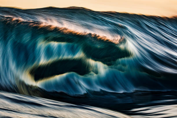 istock Close up of beautiful textures of ocean wave 1368263079