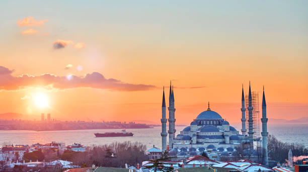 istock grand mosque at sunset in istanbul 1368272489