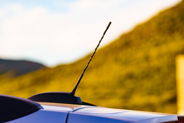 istock Car radio antenna 1368274009