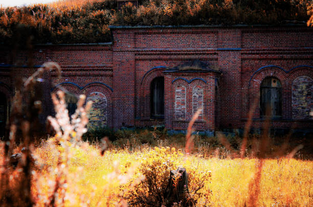 Abandoned Alexander Battery at Vallisaari Island, Helsinki, Finland