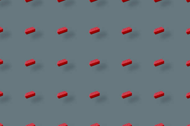 istock Colorful pattern of pink kitchen sponges on grey background with shadows. Top view. Flat lay. Pop art design 1368276678