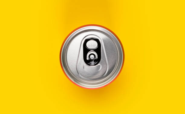 istock Soda aluminum can from top 1368288075