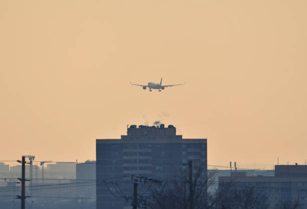 istock Urban sprawl and noise and air pollution 1368295646