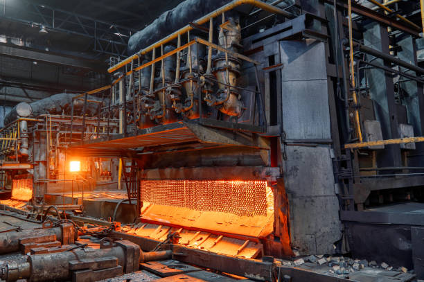 istock Furnace for heating metal forgings and ingots 1368296387