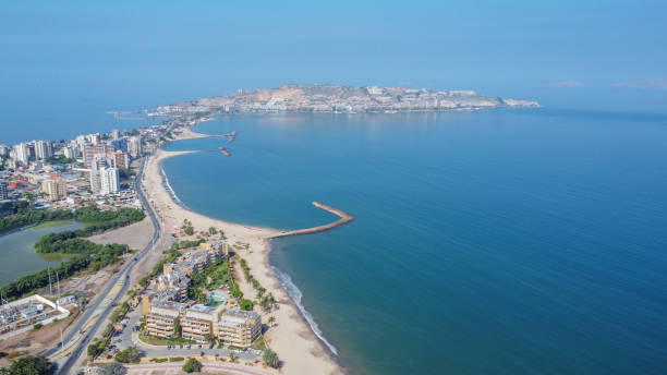 istock Aerial photos from a drone to a beach in Venezuela, 1368304416