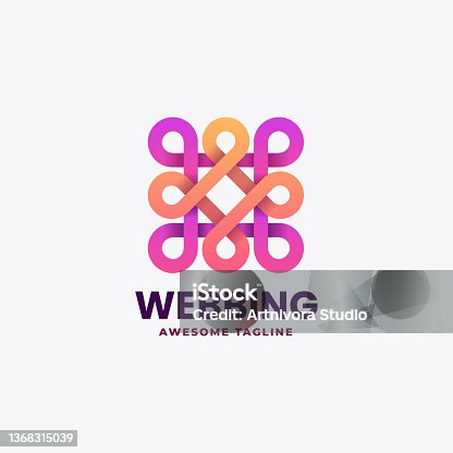 istock Vector Illustration Webbing Gradient Colorful Style. 1368315039