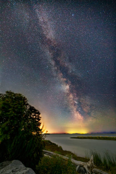 istock Milky Way over sea water, Richmond, BC, Canada 1368317577