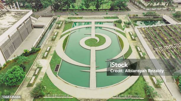 Tanjungpura University Library Park Stock Photo - Download Image Now - Aerial View, Architecture, City