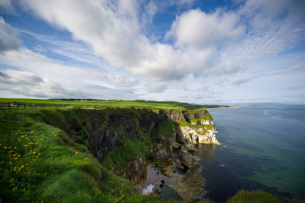istock Coastal view from the ruins of Dunluce castle 1368328347