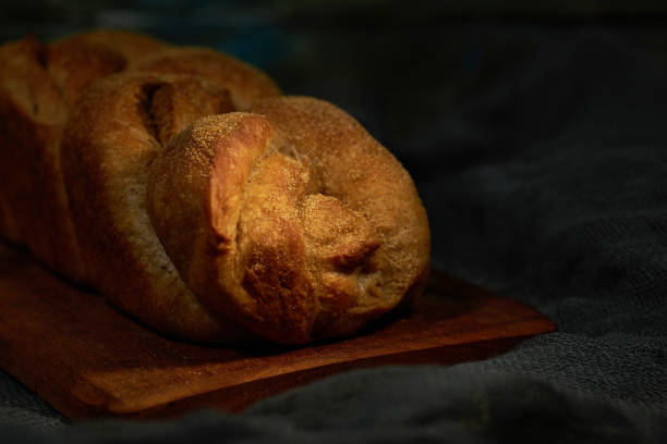 wholegrain braided loaf