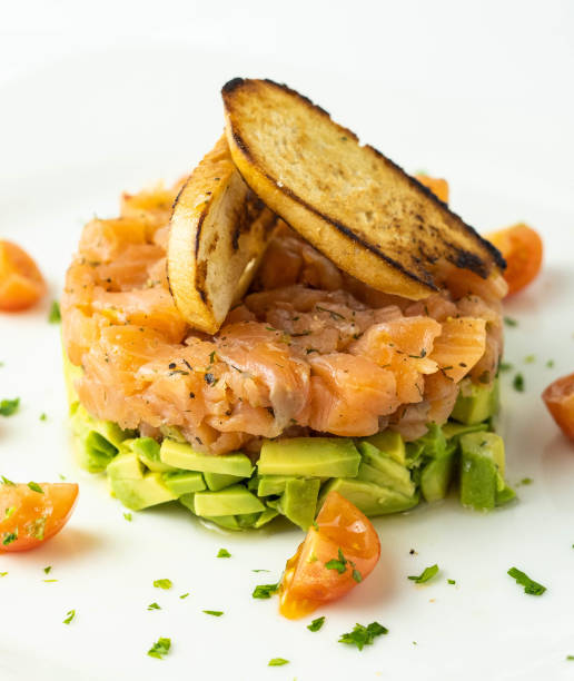 istock An exquisite gourmet salmon and avocado tartar 1368329796
