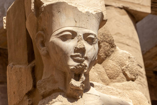 istock Egypt Luxor Temple. granite Statue of Ramses II 1368343232