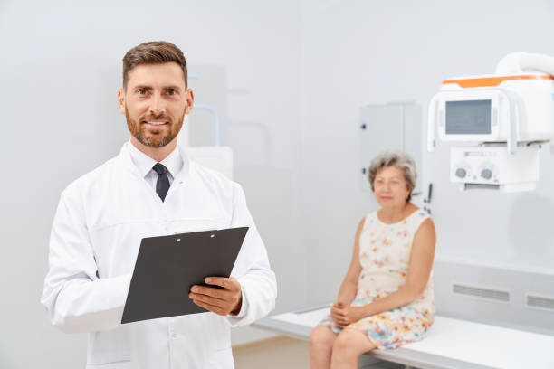 istock Positivity smiling radiologist smiling after ultrasound exams. 1368360781