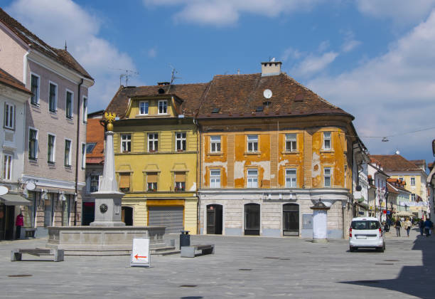 istock Main square in Kranj, Slovenia 1368361138
