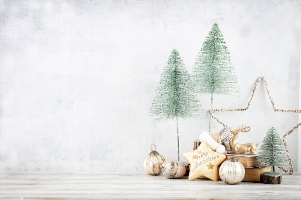istock Christmas tree and newyear decoration. 1368361876