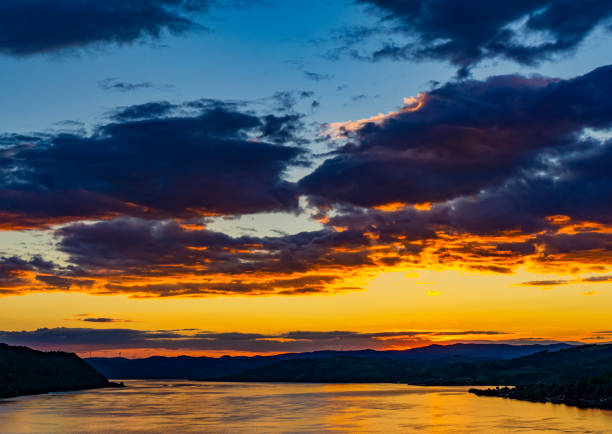 istock Sunset on Danube gorge at Djerdap in Serbia 1368367029