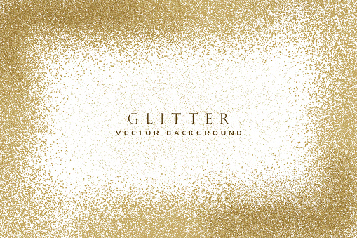Gold glitter texture background stock illustration