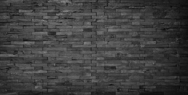 istock black wood texture. wall panel made of old boards 1368370017