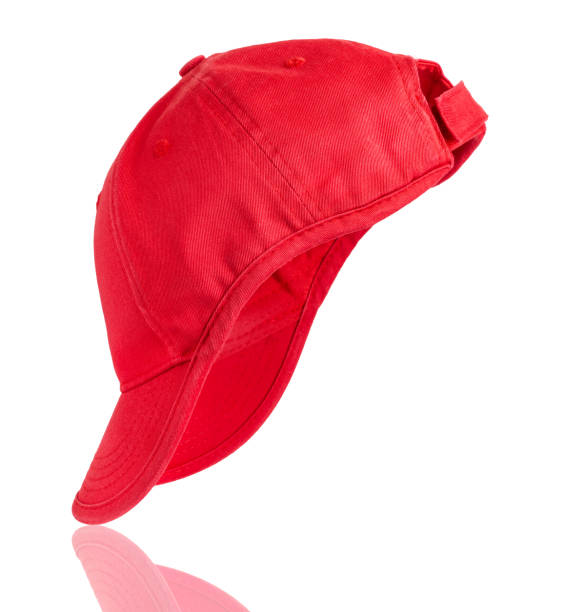 istock Red cap isolated on white background. Headdress. 1368382729