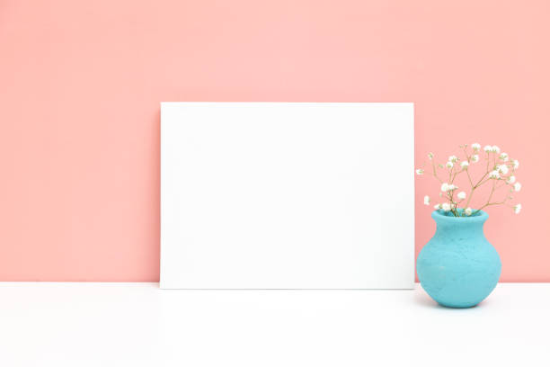 istock Wedding invitation or greeting card mockup 1368396002