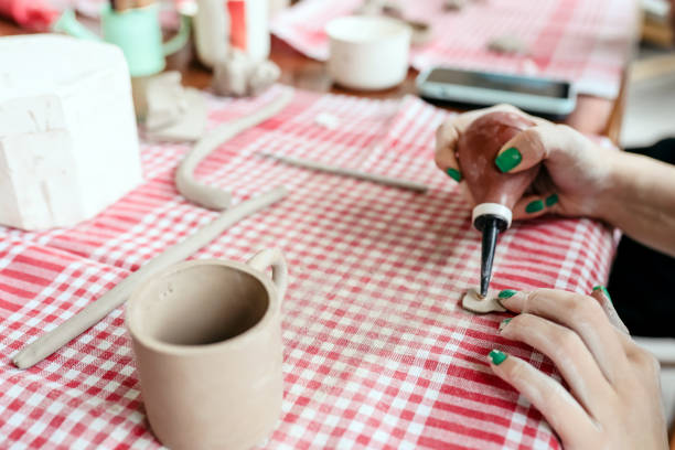 istock Art And Ceramics Workshop, Small Manufacturing Business 1368396116